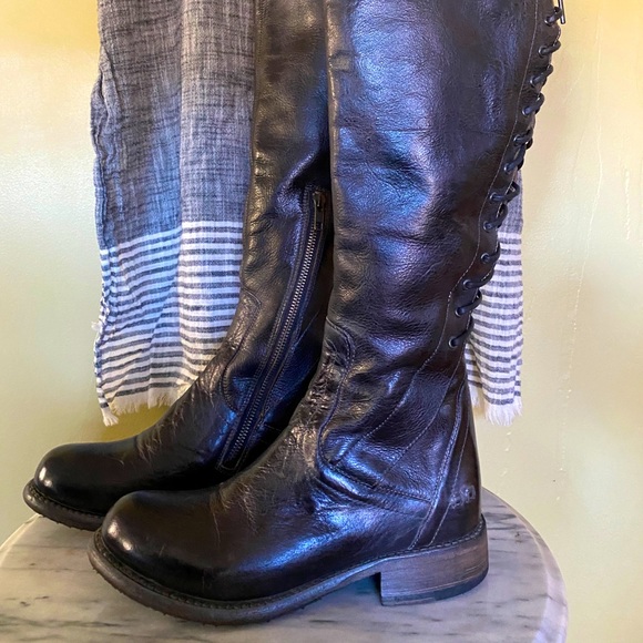 Bed Stu Shoes - NWB Bed Stu Surrey Black Rustic Blue